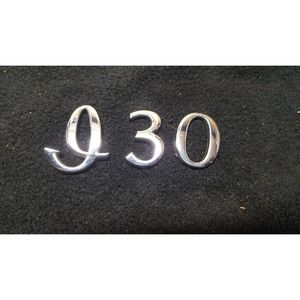 2000 Infiniti I30 Rear Trunk Emblem Logo Badge 3 Pieces "I" "3" "0"